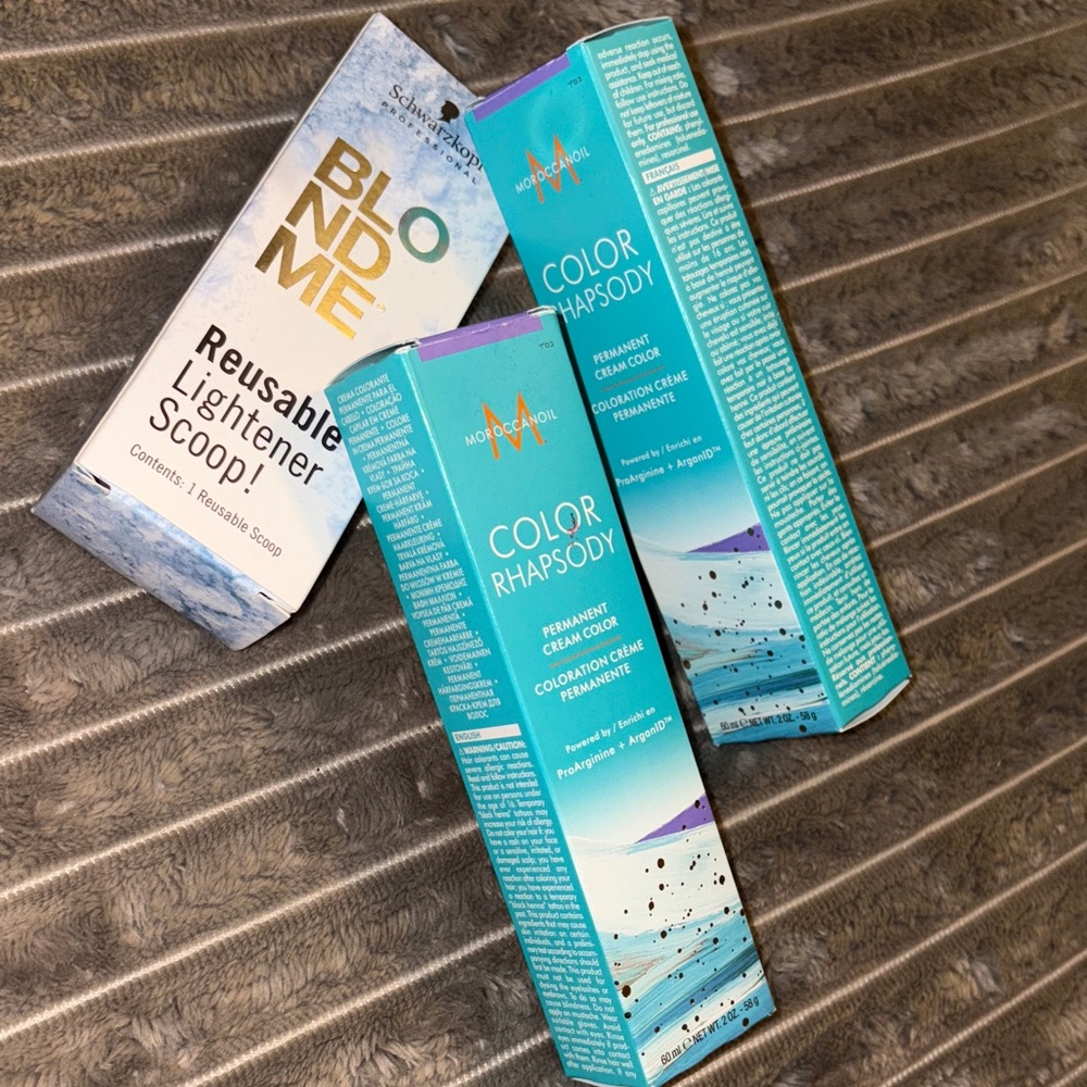 Moroccanoil Color Rhapsody 2-Pack Light Iridescent Copper Blonde 58g Sealed